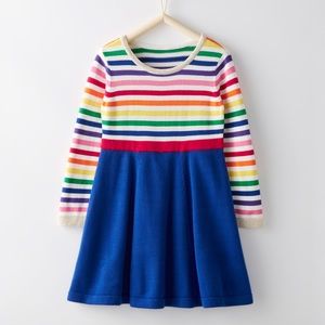 HANNA ANDERSSON • rainbow sweater dress